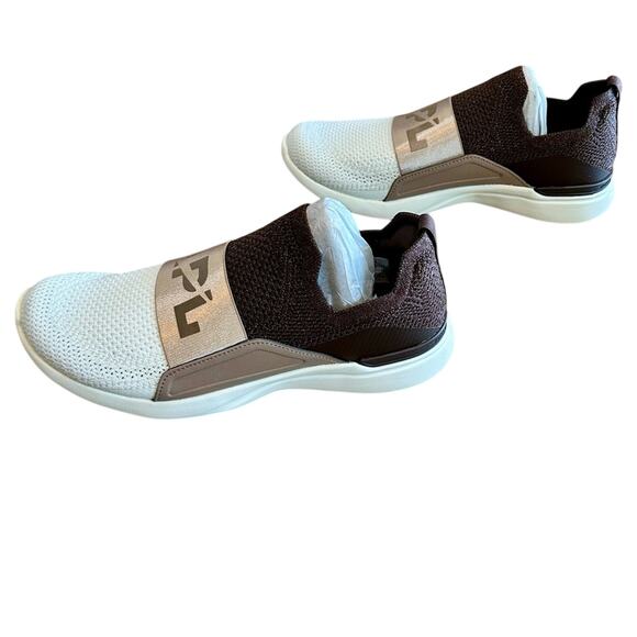 APL Women’s TechLoom Bliss Shoes Metallic Brown Tan White...
